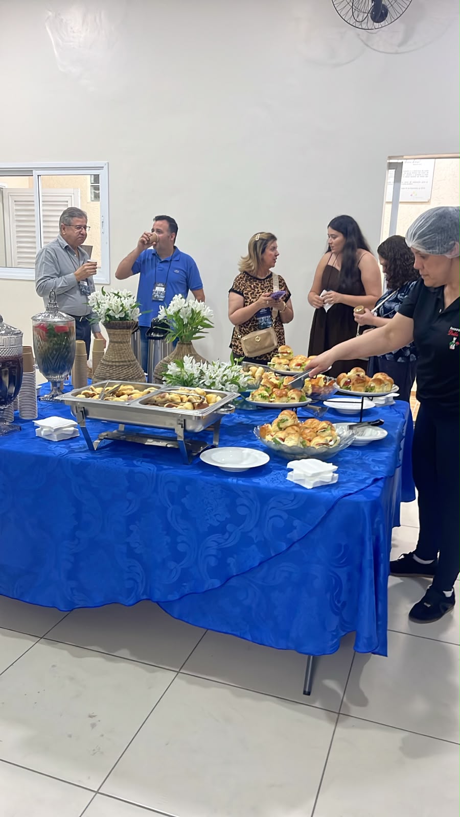 Mesa de café da manhã do encontro empresarial